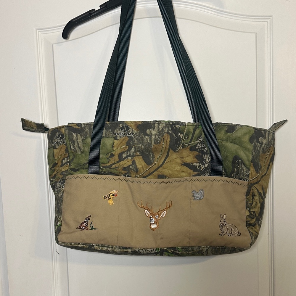 Handmade Mossy Oak Camo Diaper / Tote Bag | Personalized “Ryder”